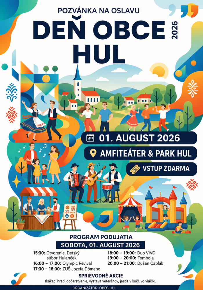 Den obce Hul 2026 01.08.2026