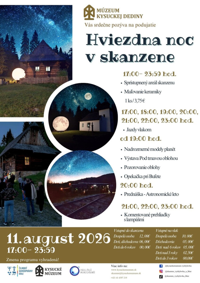 Hviezdna noc plagat 2026