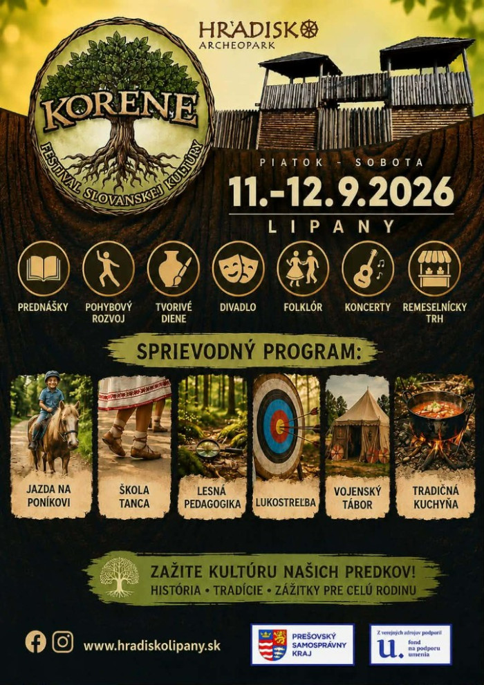 korene 2026 hlavni sponzori