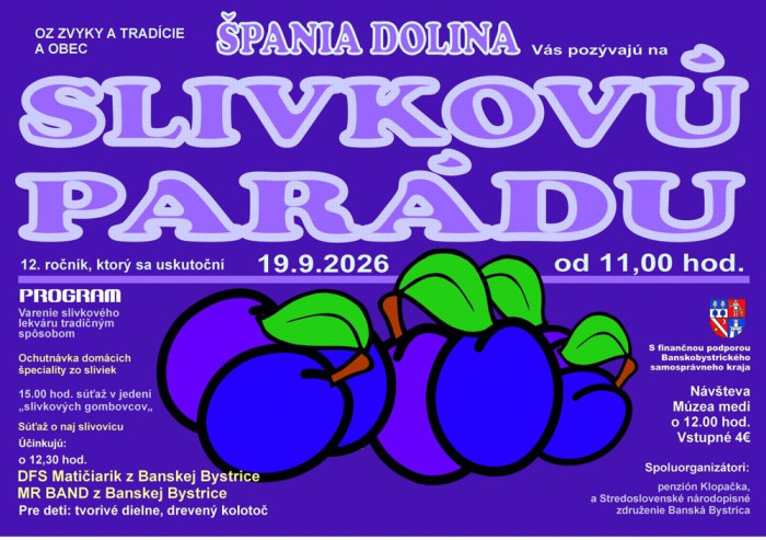 plagat slivkova parada 12 rocnik 2026