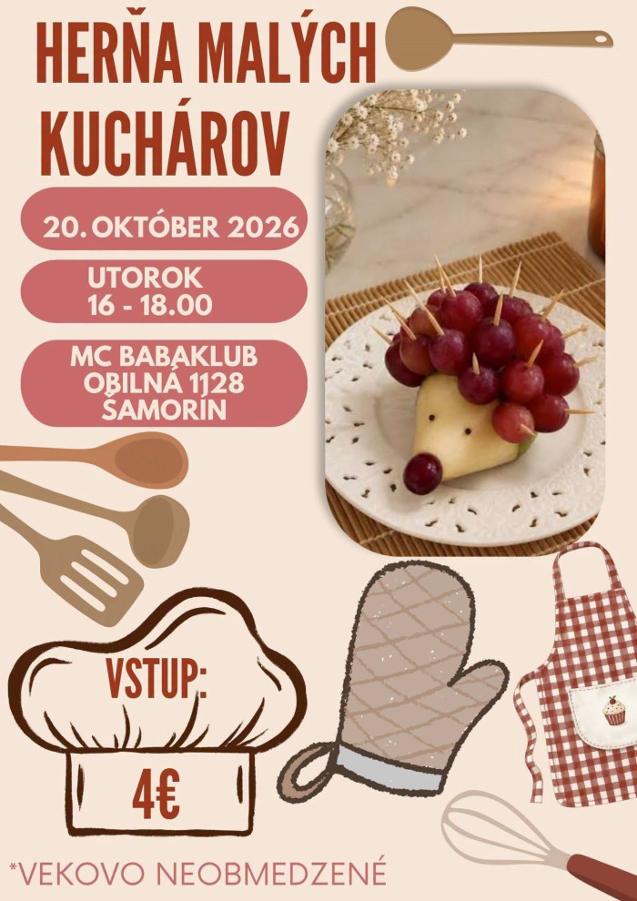 Hera malych kucharov v Babaklube