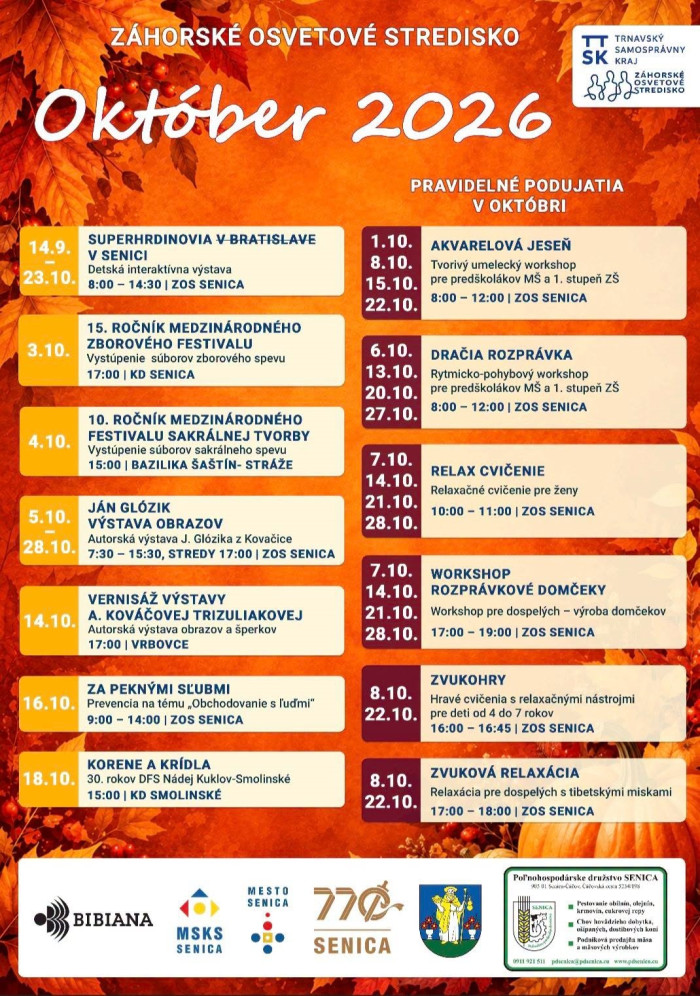 Oktobrovy program v Zahorskom osvetovom stredisku