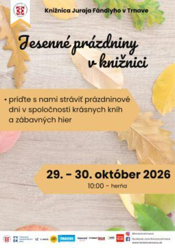 Jesenne prazdniny v kniznici