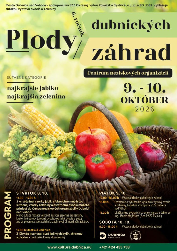 plody dubnickych zahrad 2026plagat