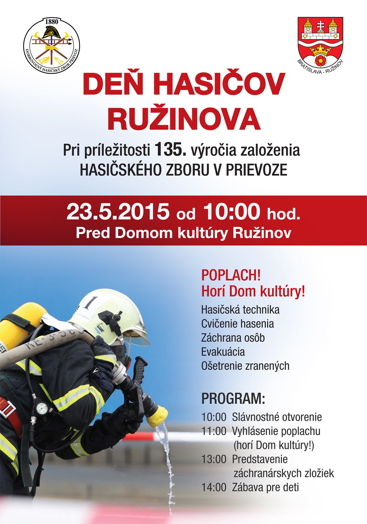 Deň hasičov Ružinova | SDEŤMI.com
