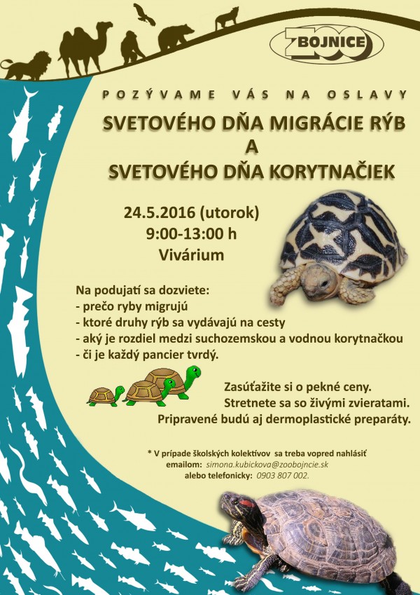 Svetovy de migracie ryb a korytnaciek