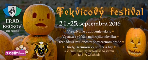 Tekvicovy festival hrad Beckov maily
