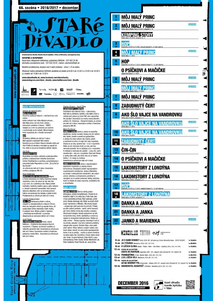 Stare divadlo december 2016