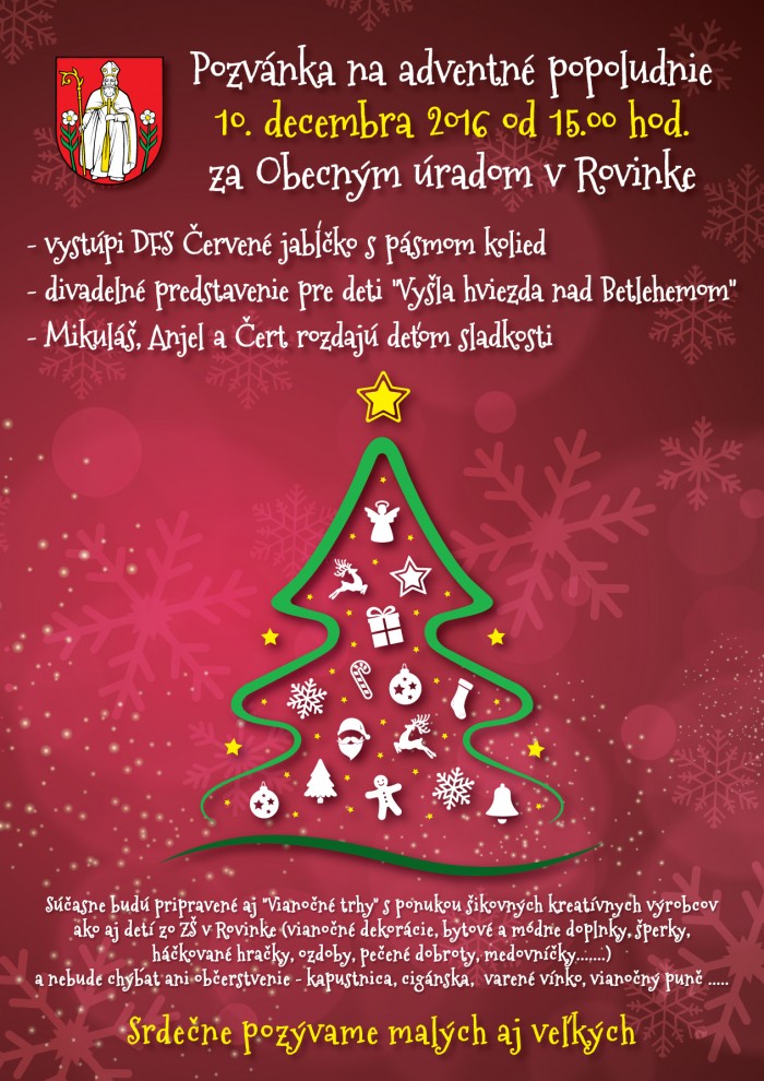 Vianoce pozvanka 2016