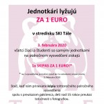 Jednotkari lyzuju za euro