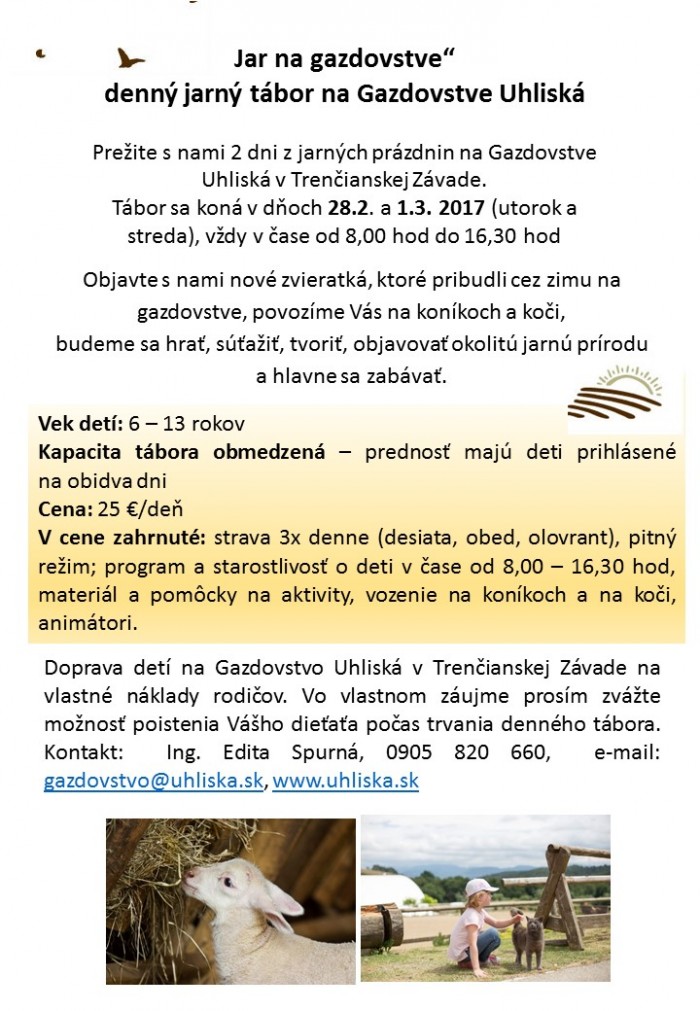Jarne prazdniny tabor