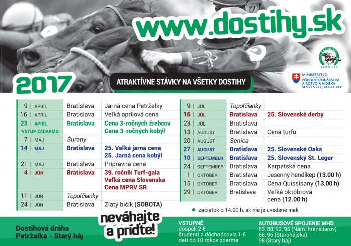 terminy dostihy.sk 2017