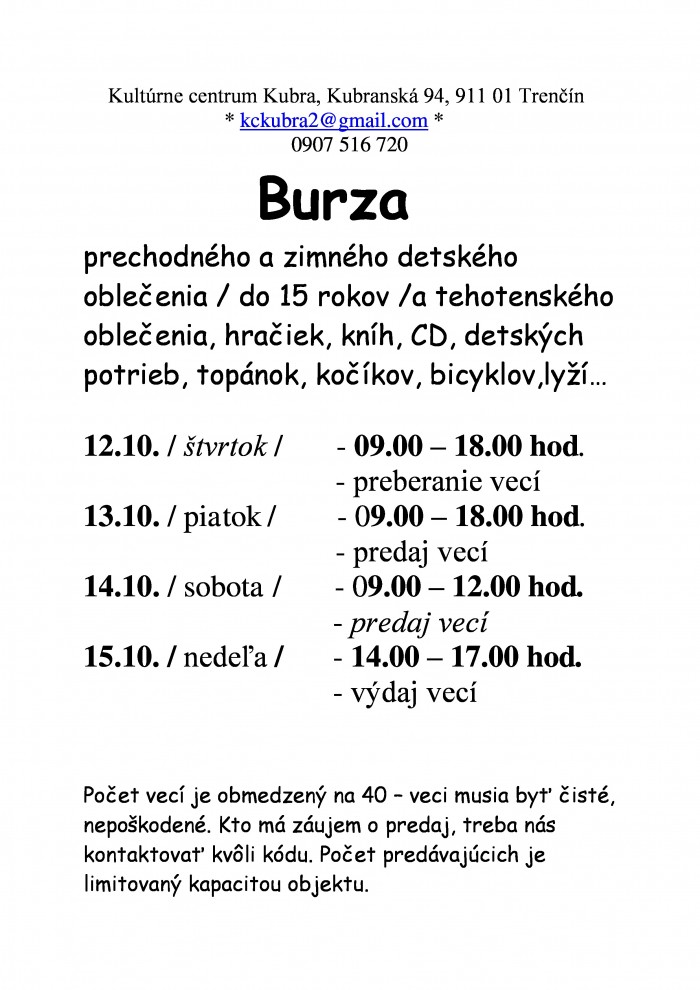burza Kubra page 0