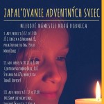 PLAGAT Advent 2017 zapalovanie sviec 2017