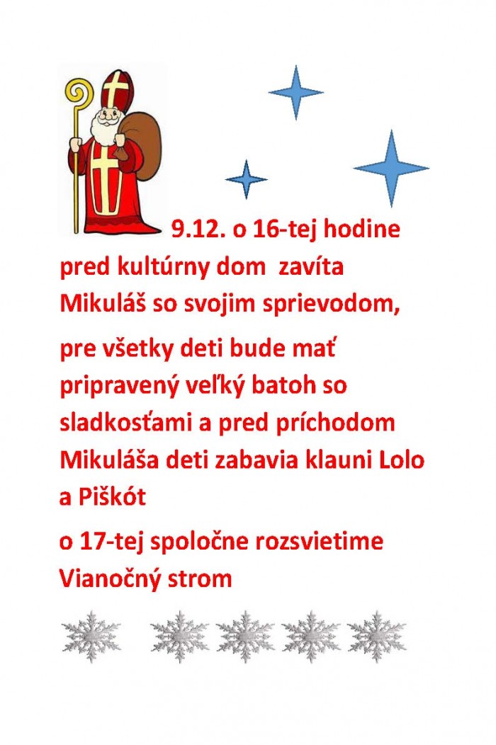 Mikulas pre deti 2017