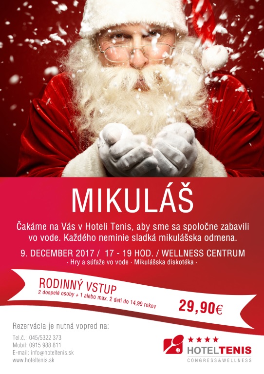 mikulas 2017 v hoteli tenis