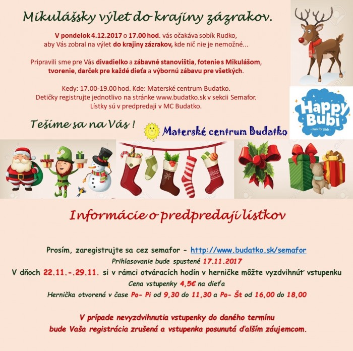 plagat Mikulas 2017 velkacsky