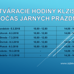 otvaracie hodiny klziska levice