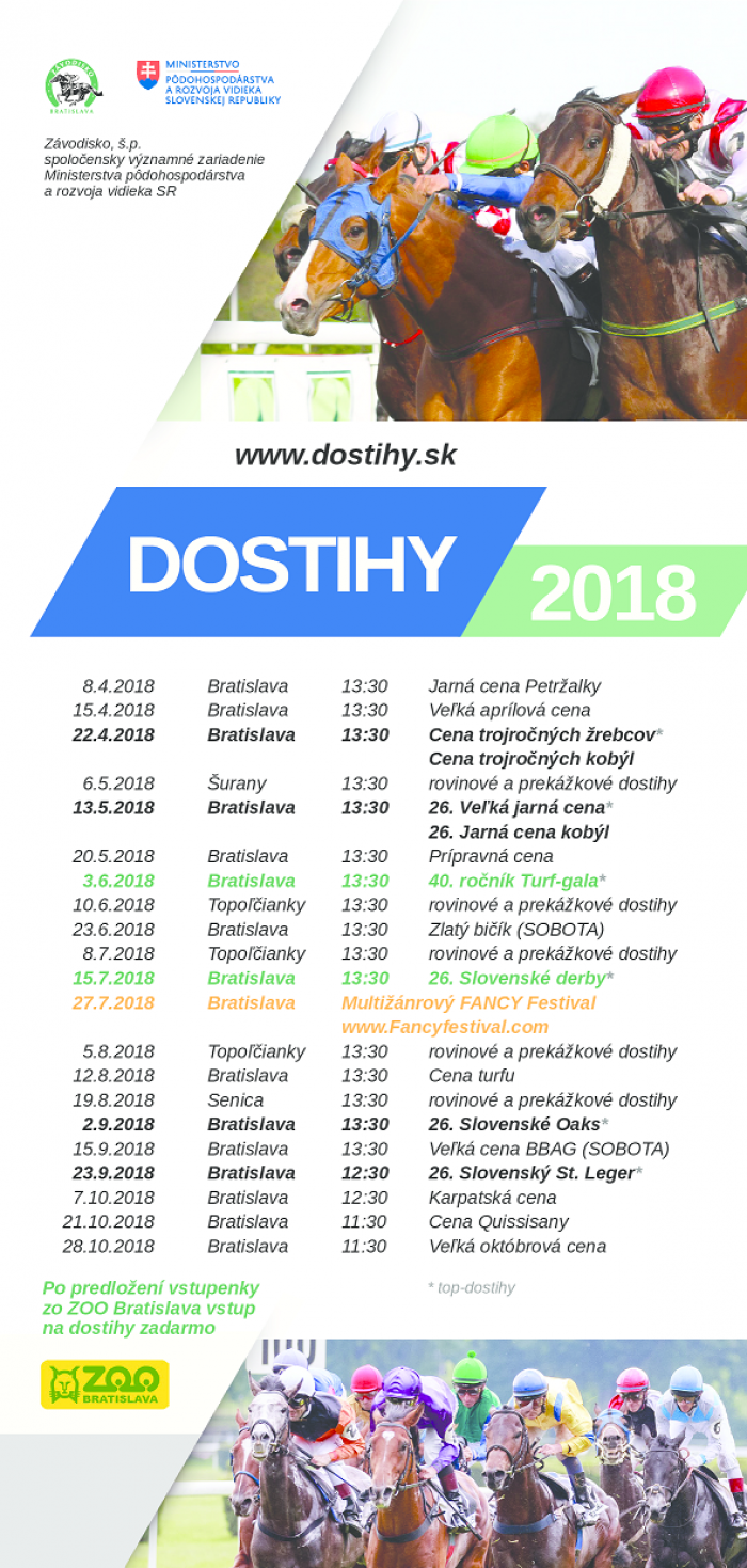 dostihy 208 letak 1