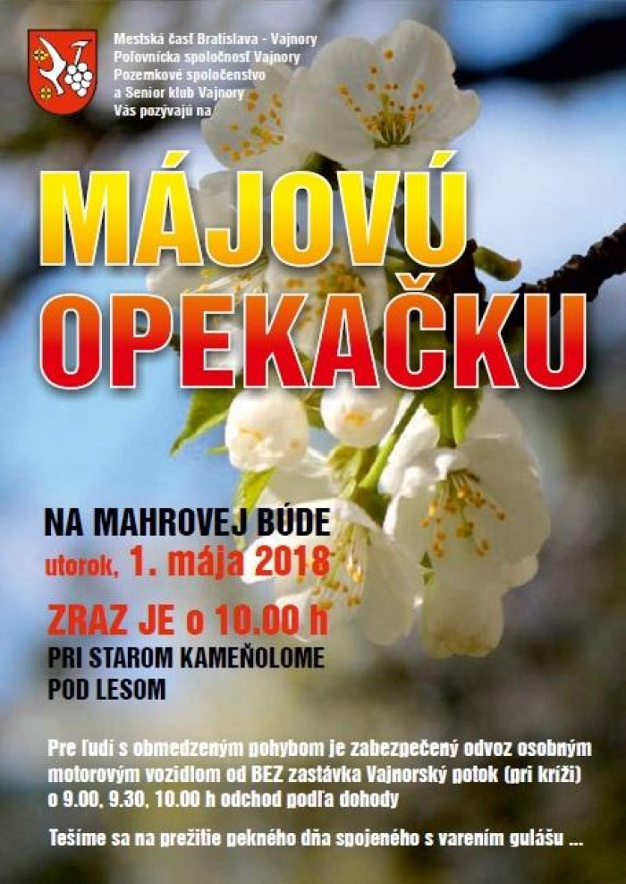 opekacka na mahrovej bude 1.5.2018