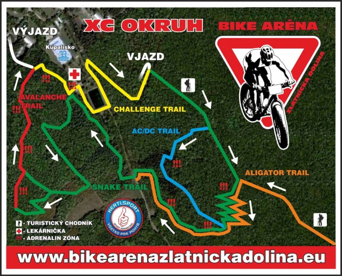 mapka bike arena