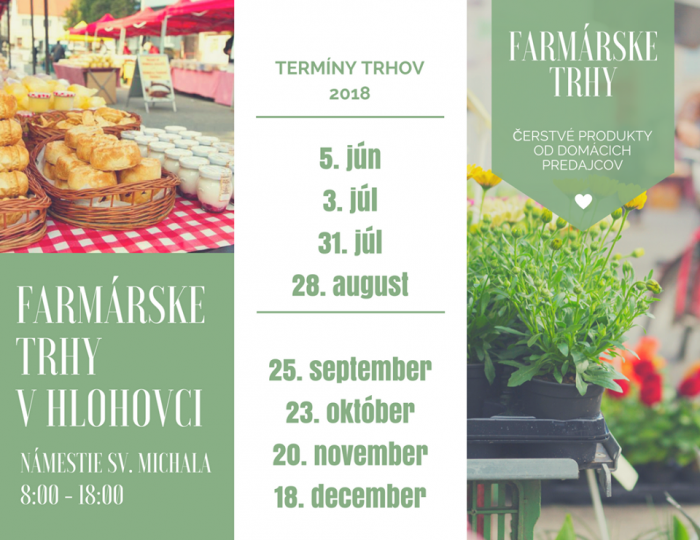 farmarske trhy hlohovec