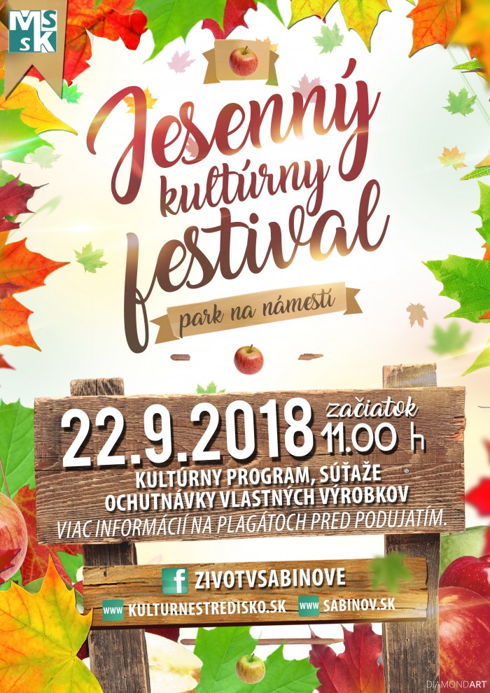 Jesenny festival 2018 uputavka noviny
