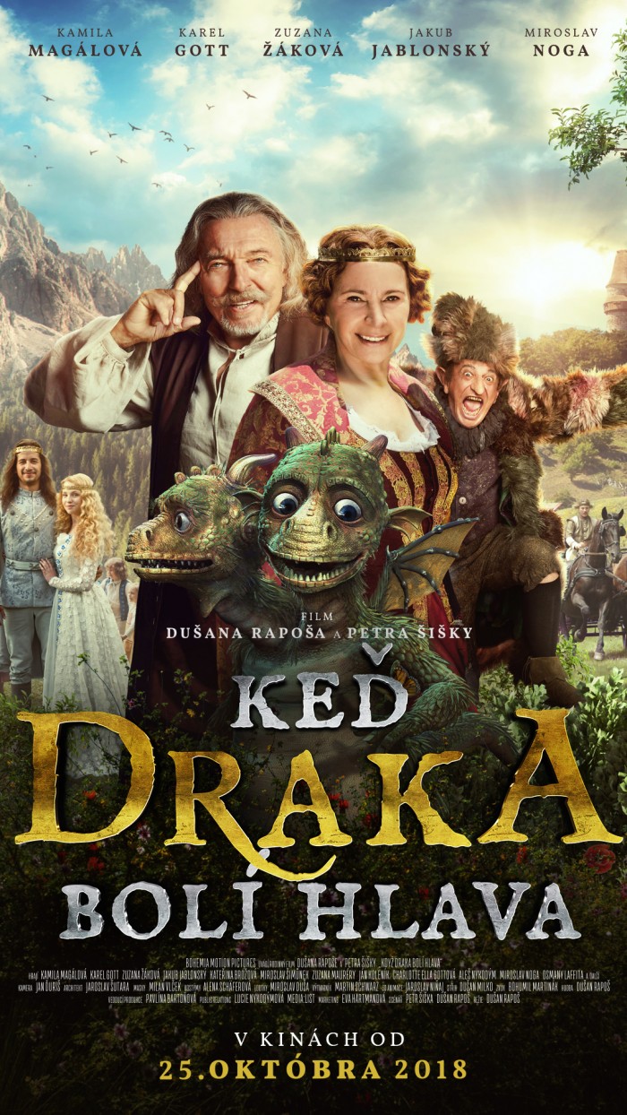 ked draka boli hlava poster