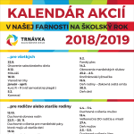 Plagat Kalendar akcii 2018 2019