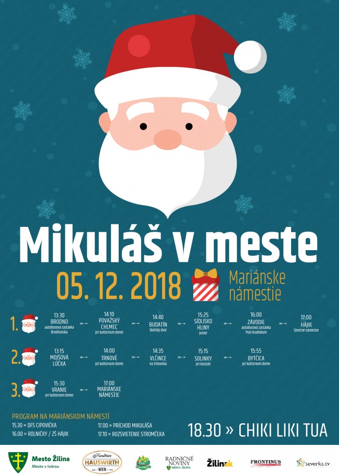 Mikulas v meste 20181
