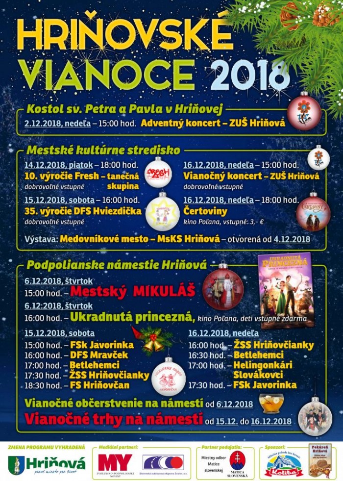 a2 hrinovske vianoce 2018