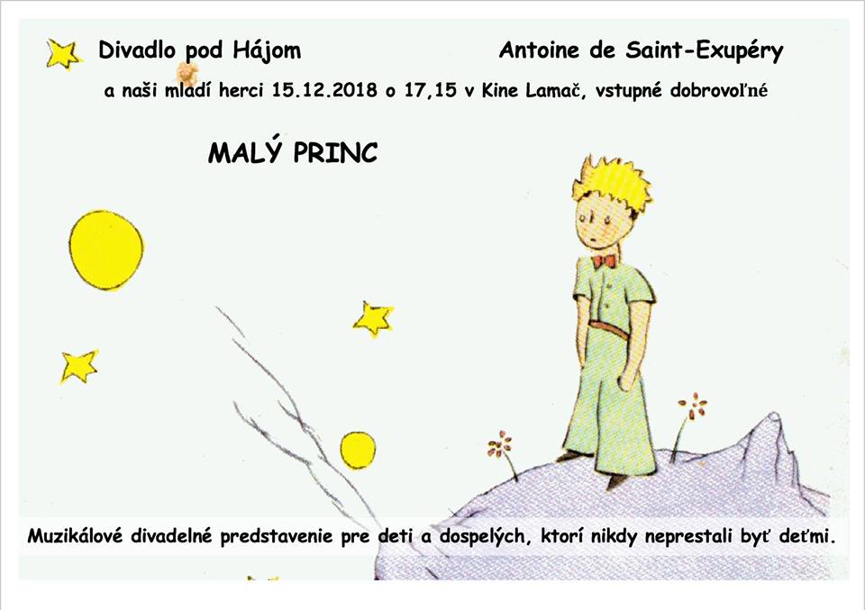 Muzikálové predstavenie pre deti a dospelých Malý princ