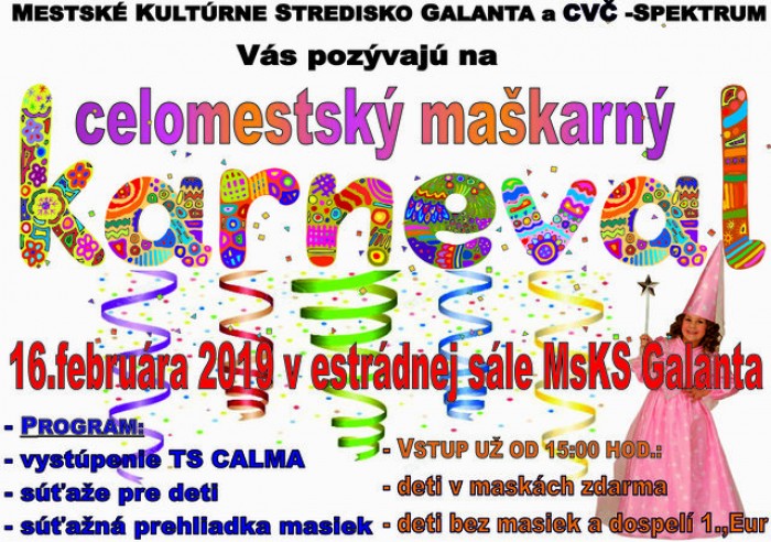 Celomestsky maskarny 2019 Galanta