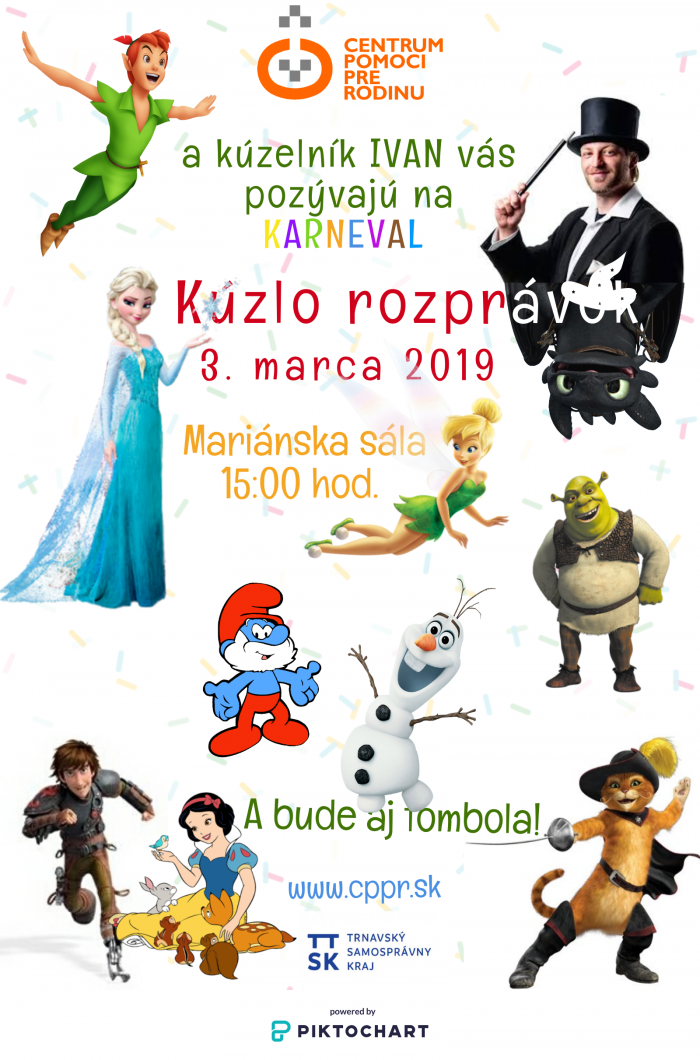 karneval kuzlo rozpravok