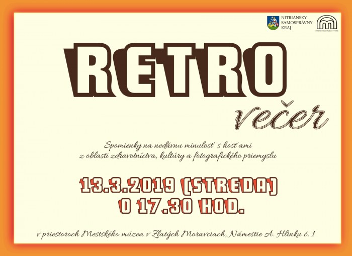 Retro vecer pozvanka
