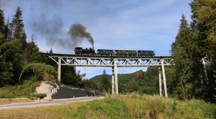 parna zubacka na viadukte