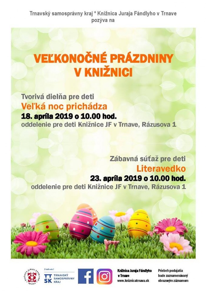 Velka noc Kniznica Trnava