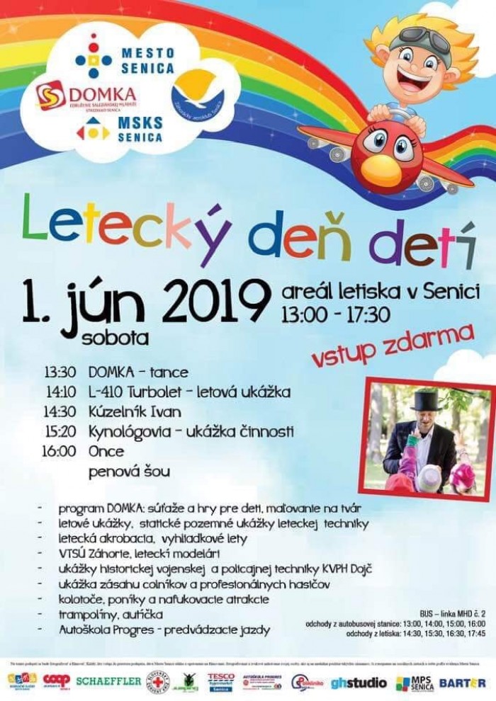 Letecky de deti Letisko Senica 2019