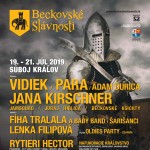 Plagat Beckovske Slavnosti 2019