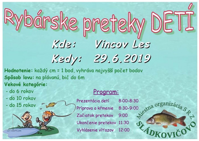 Rybarske preteky Sladkovicovo 29062019 vincov les