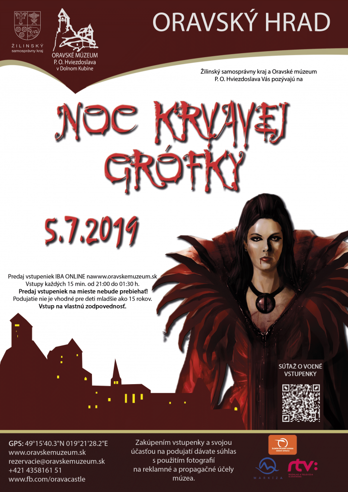 noc krvavej grofky 2019 plagat