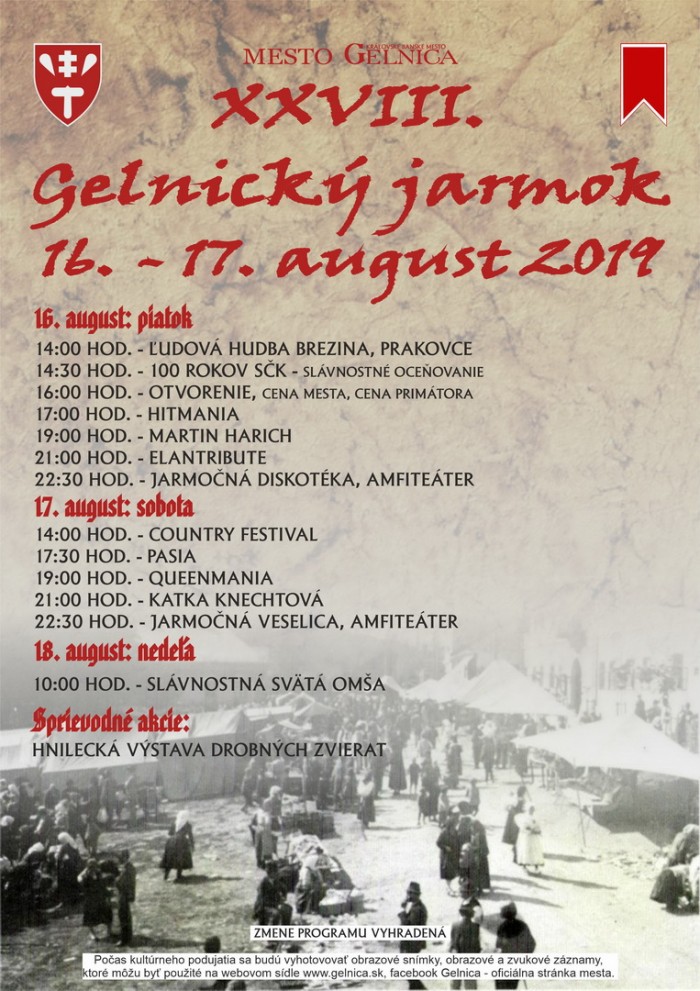 gelnicky jarmok