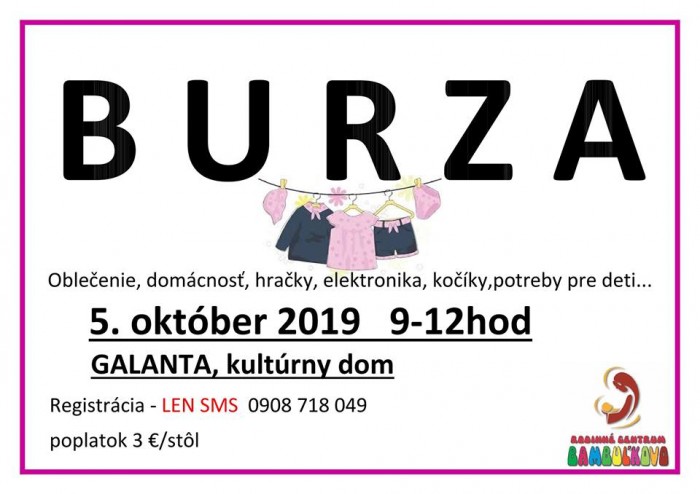 burza galanta 102019