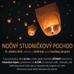 Nocny studnickovy pochod v obci Zabokreky