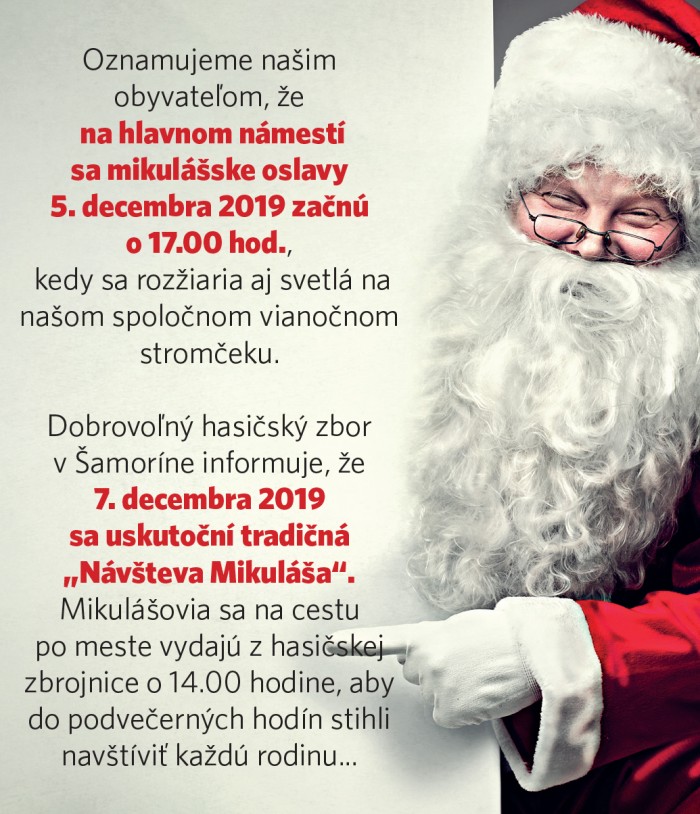 mikulas samorin 2019