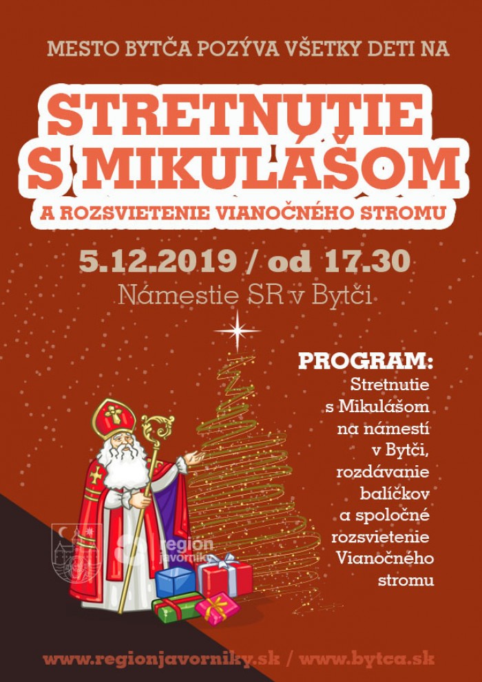 stertnutie s mikulasom bytca poster 2019