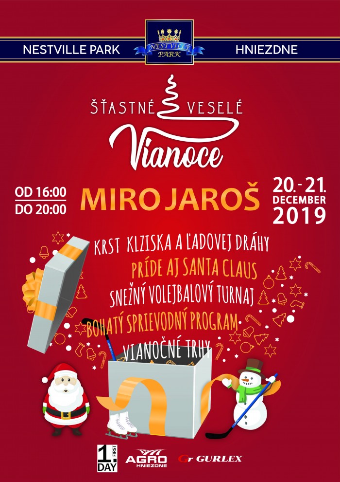 2019 12 Plagat Stastne a vesele Vianoce