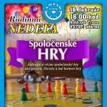 Rodinna nedela Spolocenske hry