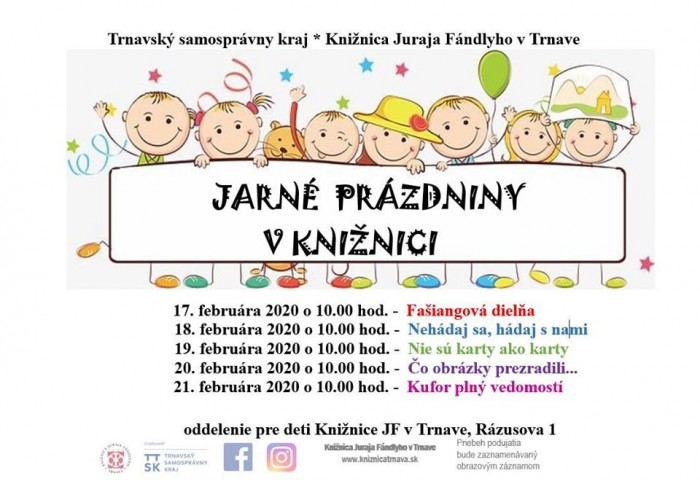 Jarne prazdniny v kniznici TT