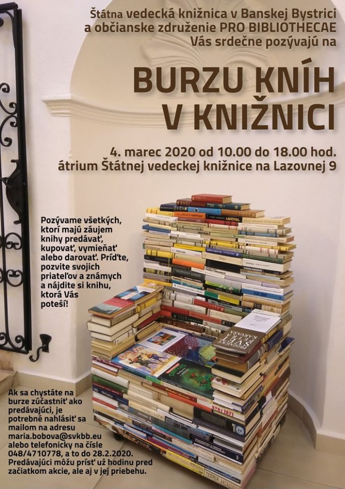 Burza kníh v knižnici | SDEŤMI.com
